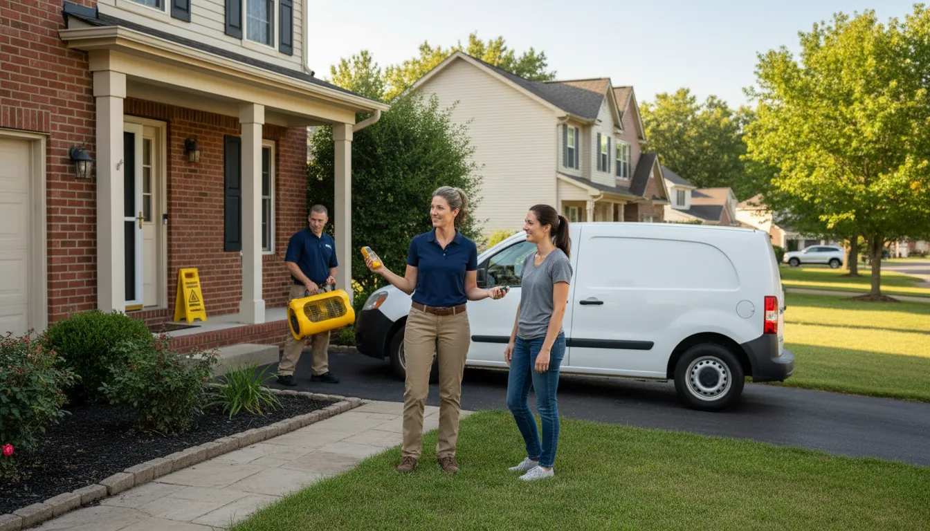 Residential water damage restoration in Willow Beach, AZ